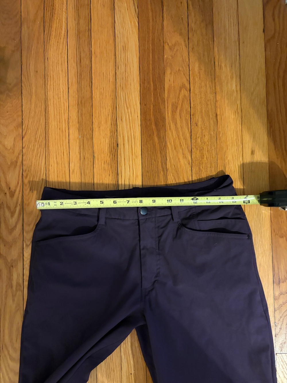 Lululemon EUC Men's ABC Pants Purple Size 32 - Picture 4 of 6